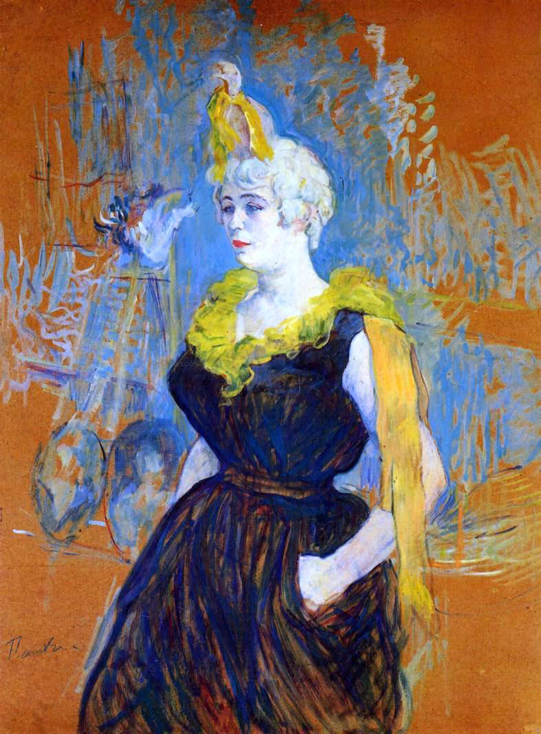 Henri De Toulouse-Lautrec The Clown Cha-U-Kao - Canvas Print