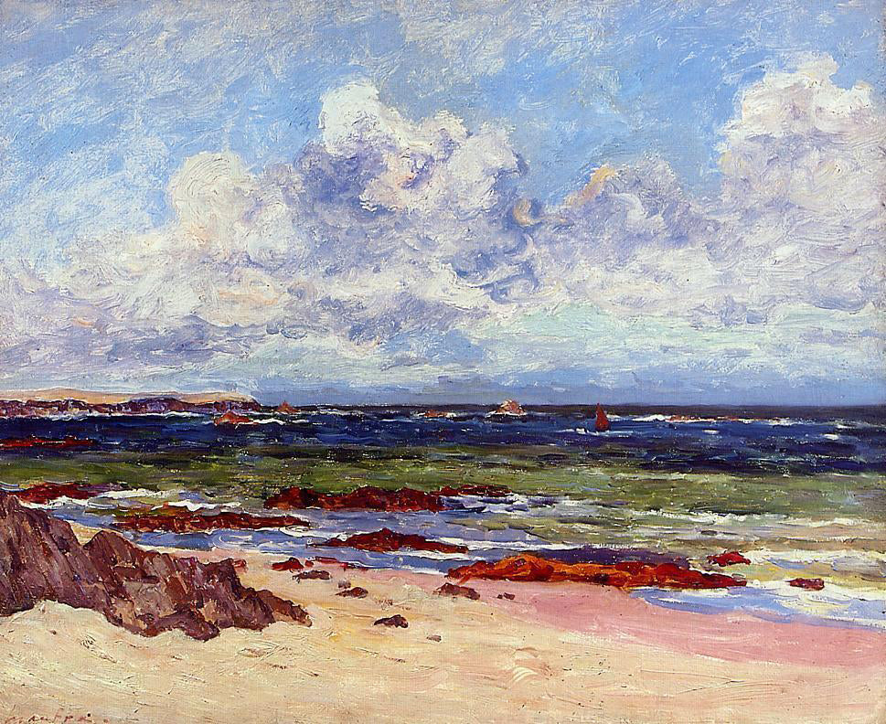 Maxime Maufra The Coast at Fort Penthievre, Quiberon Peninsula - Canvas Print
