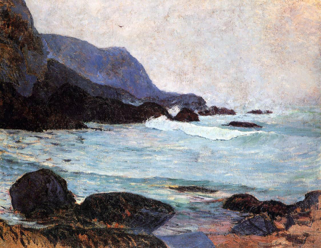 Paul Gauguin The Coast of Bellangenay - Canvas Print