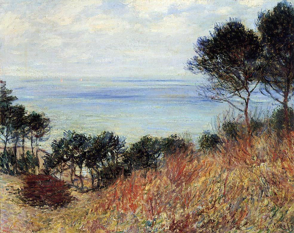 Claude Oscar Monet The Coast of Varengeville - Canvas Print