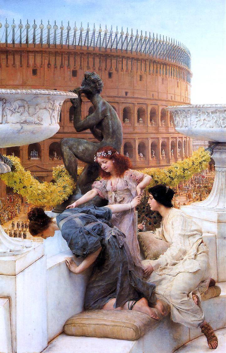 Sir Lawrence Alma-Tadema The Coliseum - Canvas Print