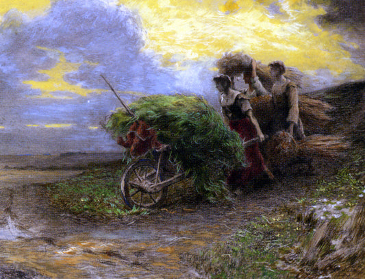 Georges Laugee The Coming Storm - Canvas Print