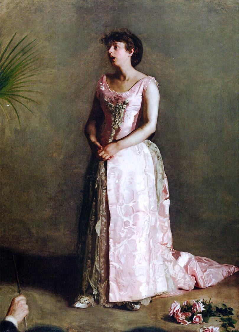 Thomas Eakins The Concert Singer - Canvas Print