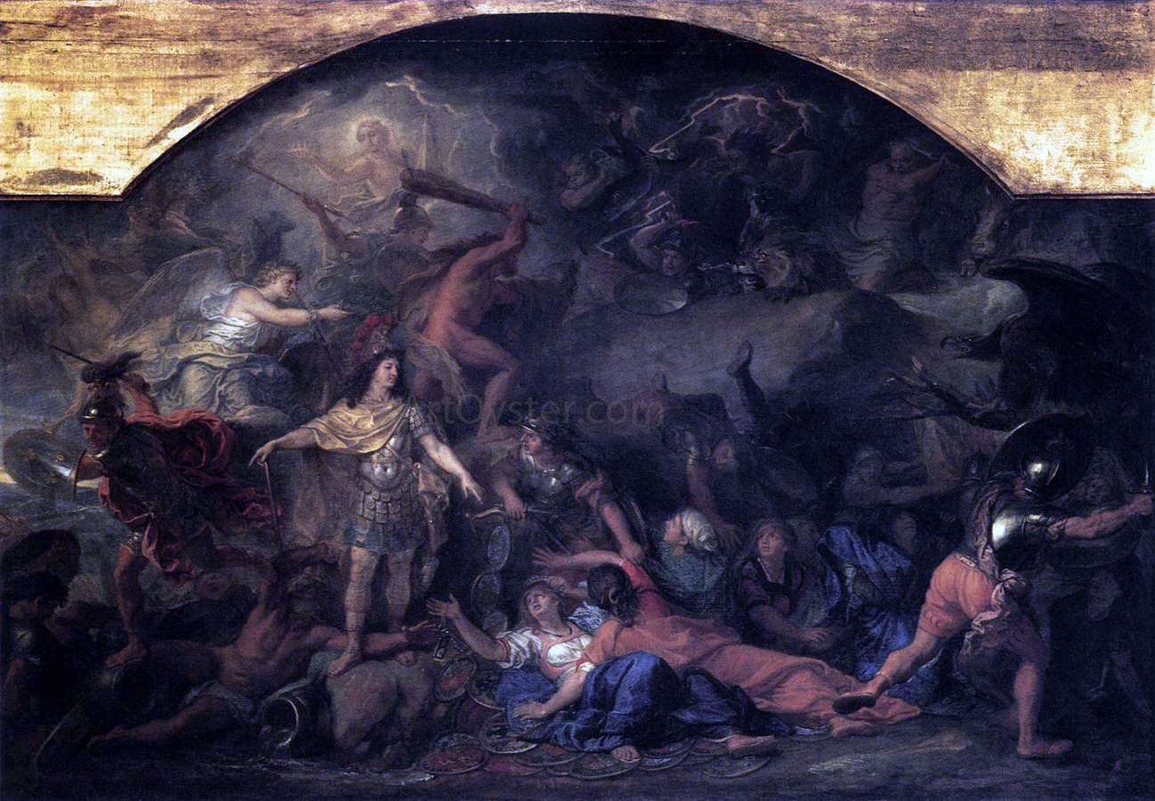 Charles Le Brun The Conquest of Franche-Comte - Canvas Print