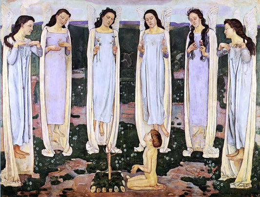 Ferdinand Hodler The Consecrated One - Canvas Print