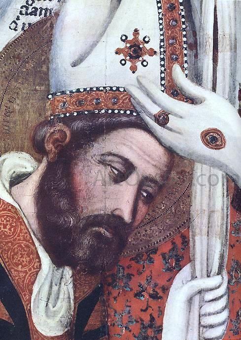 Arnau Bassa The Consecration of St Marcus (detail) - Canvas Print