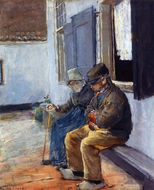 William Merritt Chase The Consultation - Canvas Print
