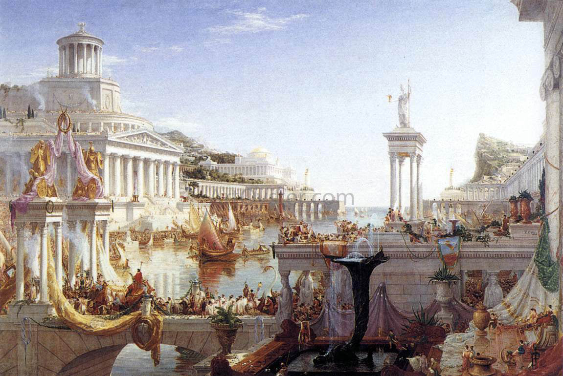Thomas Cole The Consummation of the Empire - Canvas Print