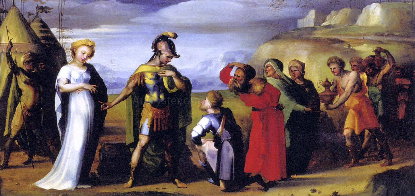 Domenico Beccafumi The Continence of Scipio Africanus - Canvas Print