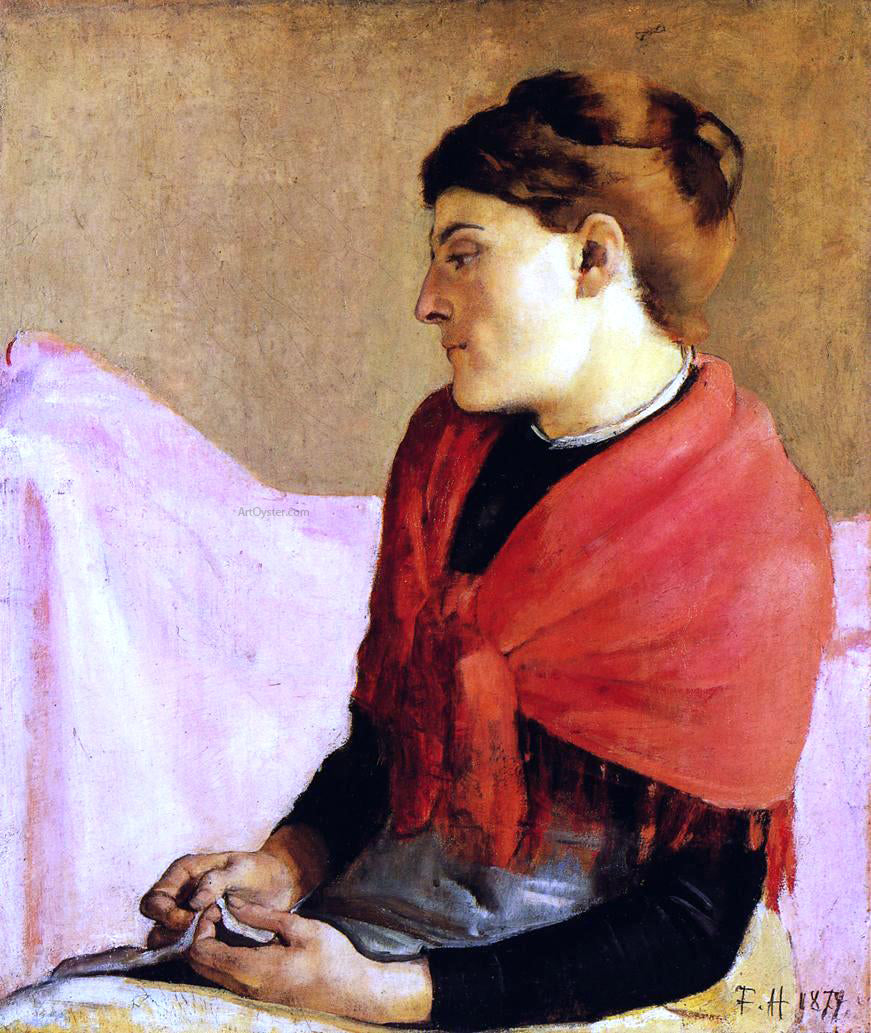 Ferdinand Hodler The Convalescent - Canvas Print