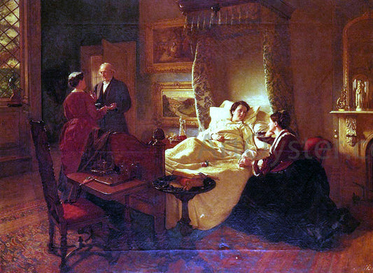 John Faed The Convalescent - Canvas Print