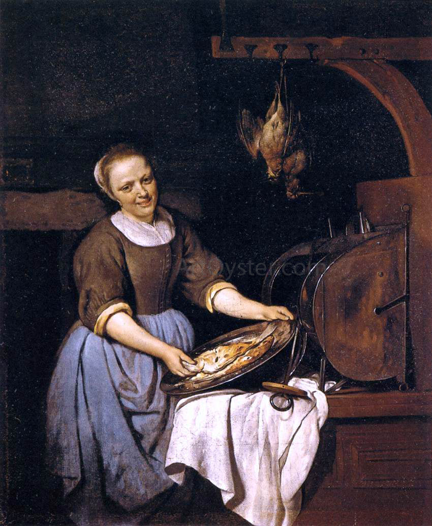 Gabriel Metsu The Cook - Canvas Print