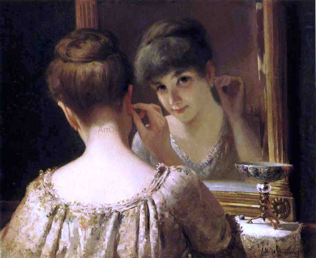James Wells Champney The Coquette - Canvas Print