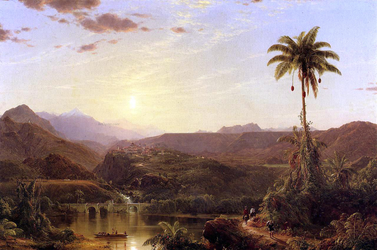 Frederic Edwin Church The Cordilleras: Sunrise - Canvas Print