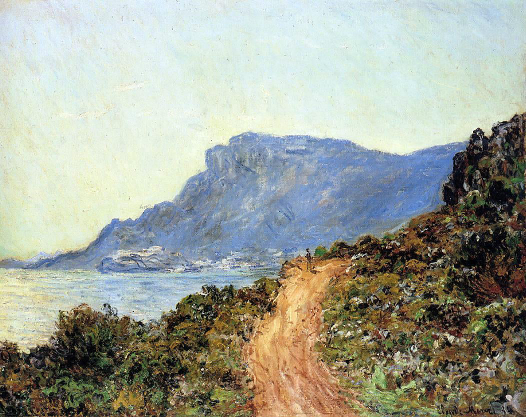 Claude Oscar Monet The Corniche of Monaco - Canvas Print