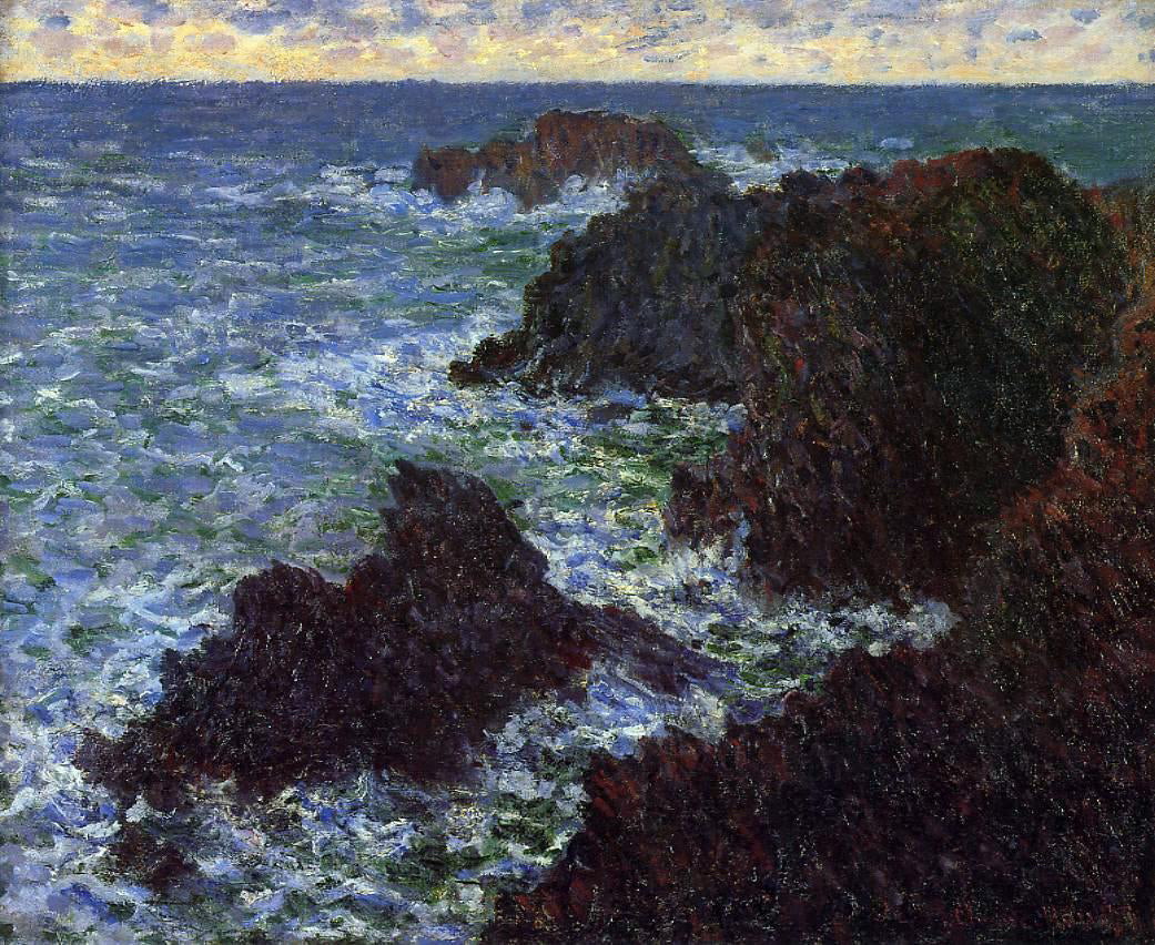 Claude Oscar Monet The Cote Sauvate - Canvas Print