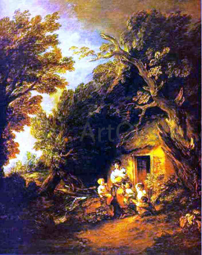 Thomas Gainsborough The Cottage Door - Canvas Print