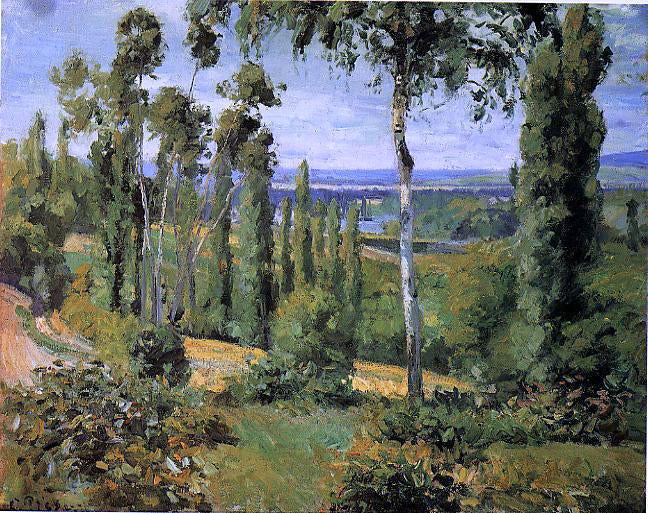 Camille Pissarro The Countryside in the Vicinity of Conflans Saint-Honorine - Canvas Print