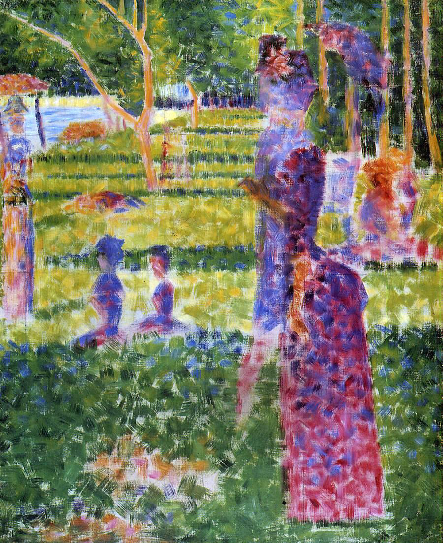 Georges Seurat The Couple - Canvas Print