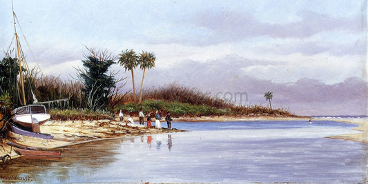 William Aiken Walker The Cove at Ponce Park - Canvas Print