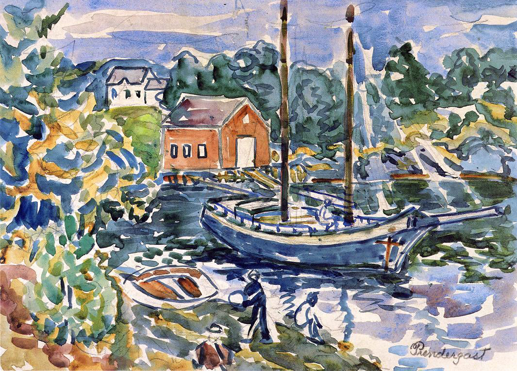 Maurice Prendergast The Cove - Canvas Print
