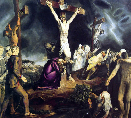 George Wesley Bellows The Crucifixion - Canvas Print