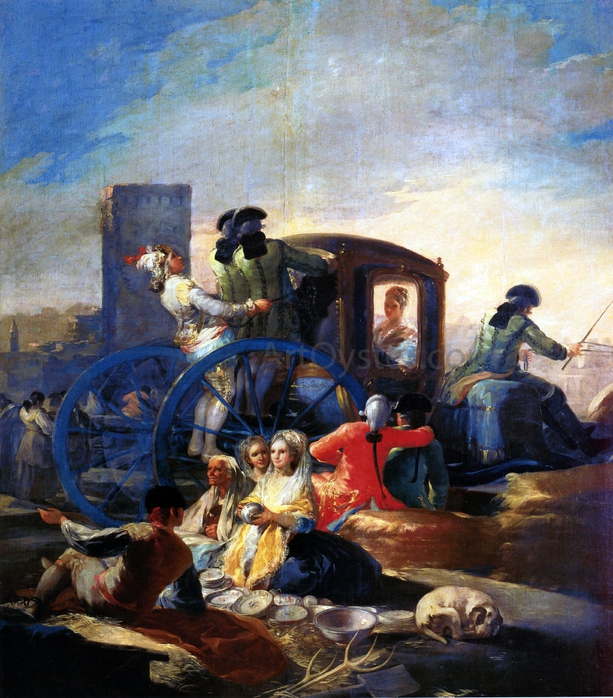Francisco Jose de Goya Y Lucientes The Crockery Vendor - Canvas Print