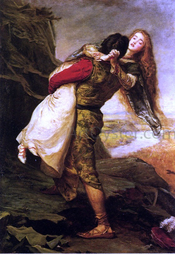 Sir Everett Millais The Crown of Love - Canvas Print