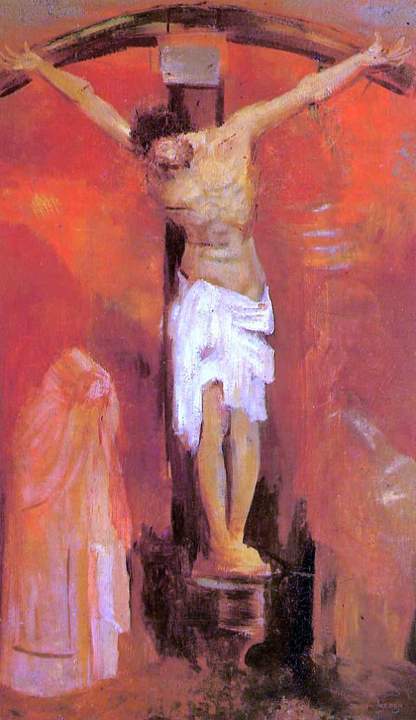 Odilon Redon The Crucifixion - Canvas Print