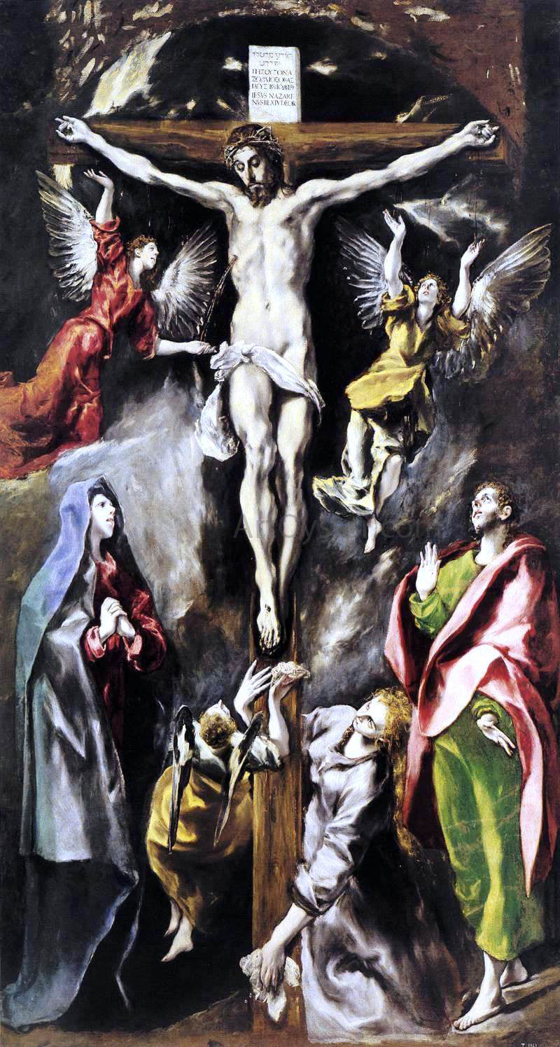 El Greco The Crucifixion - Canvas Print