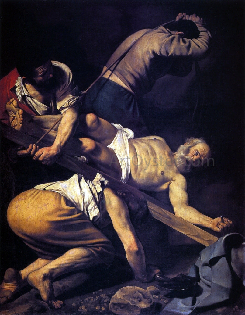 Caravaggio The Crucifixion of St Peter - Canvas Print