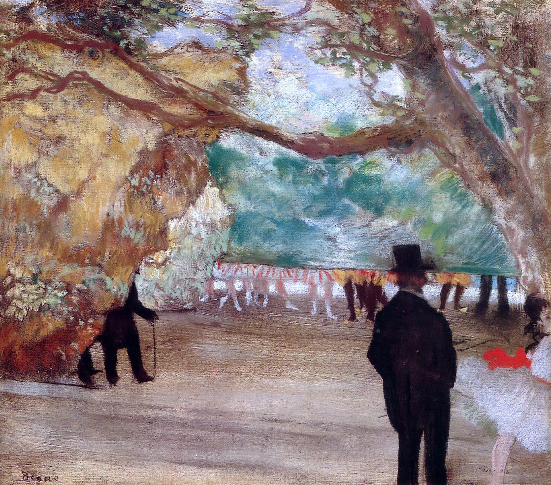Edgar Degas The Curtain - Canvas Print