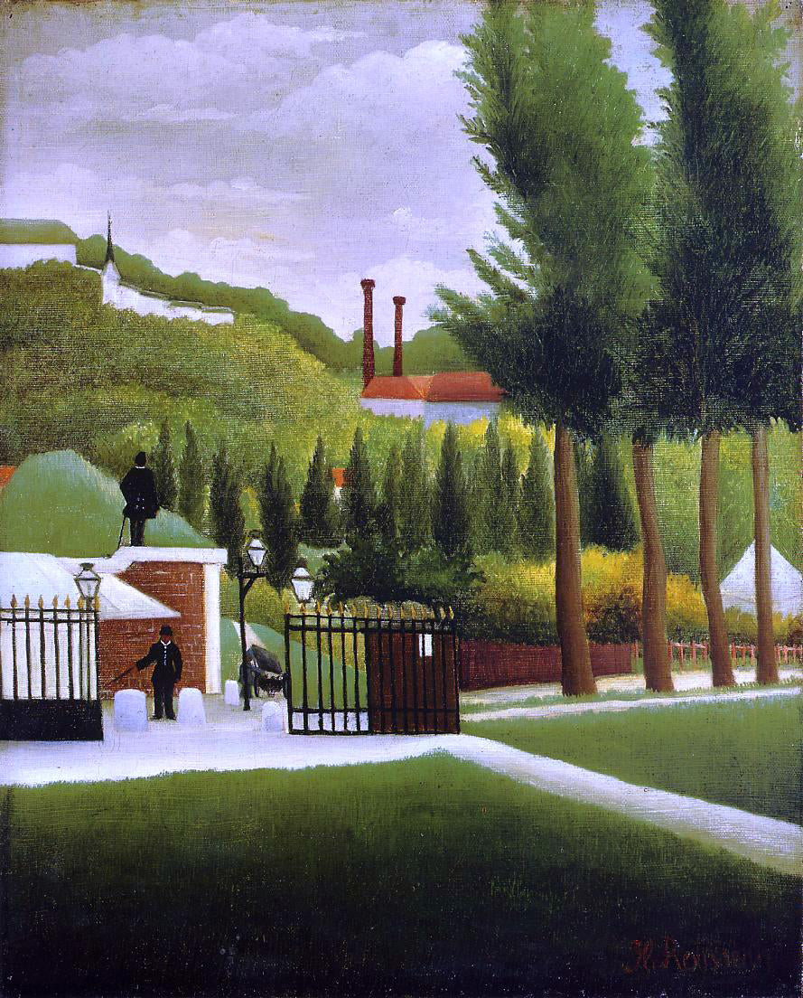 Henri Rousseau The Customs House - Canvas Print