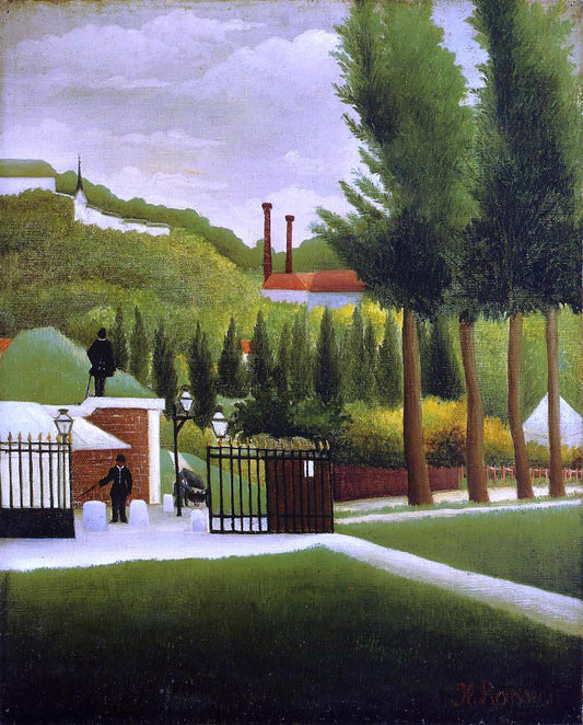 Henri Rousseau The Customs House - Canvas Print