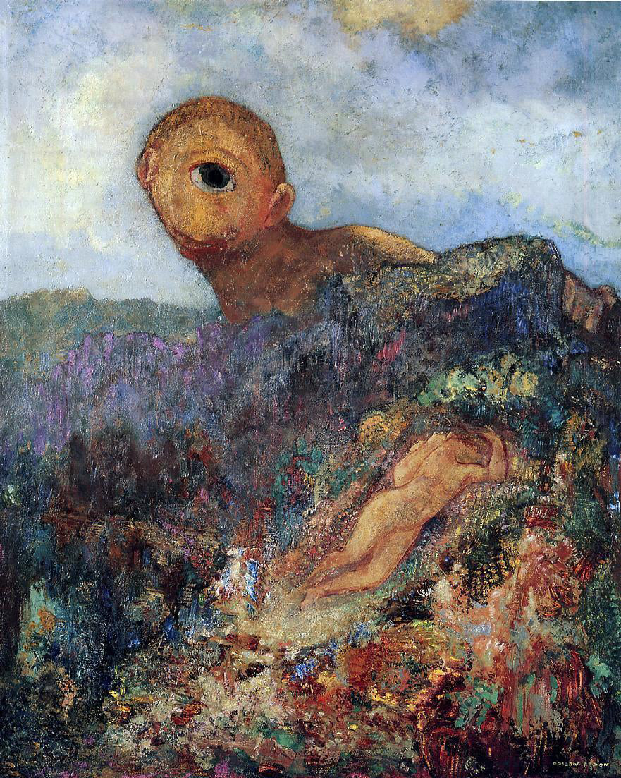 Odilon Redon The Cyclops - Canvas Print