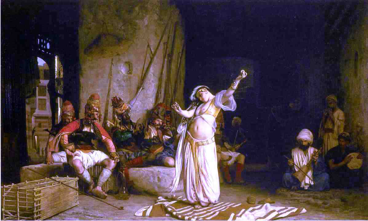 Jean-Leon Gerome The Dance of the Almeh - Canvas Print
