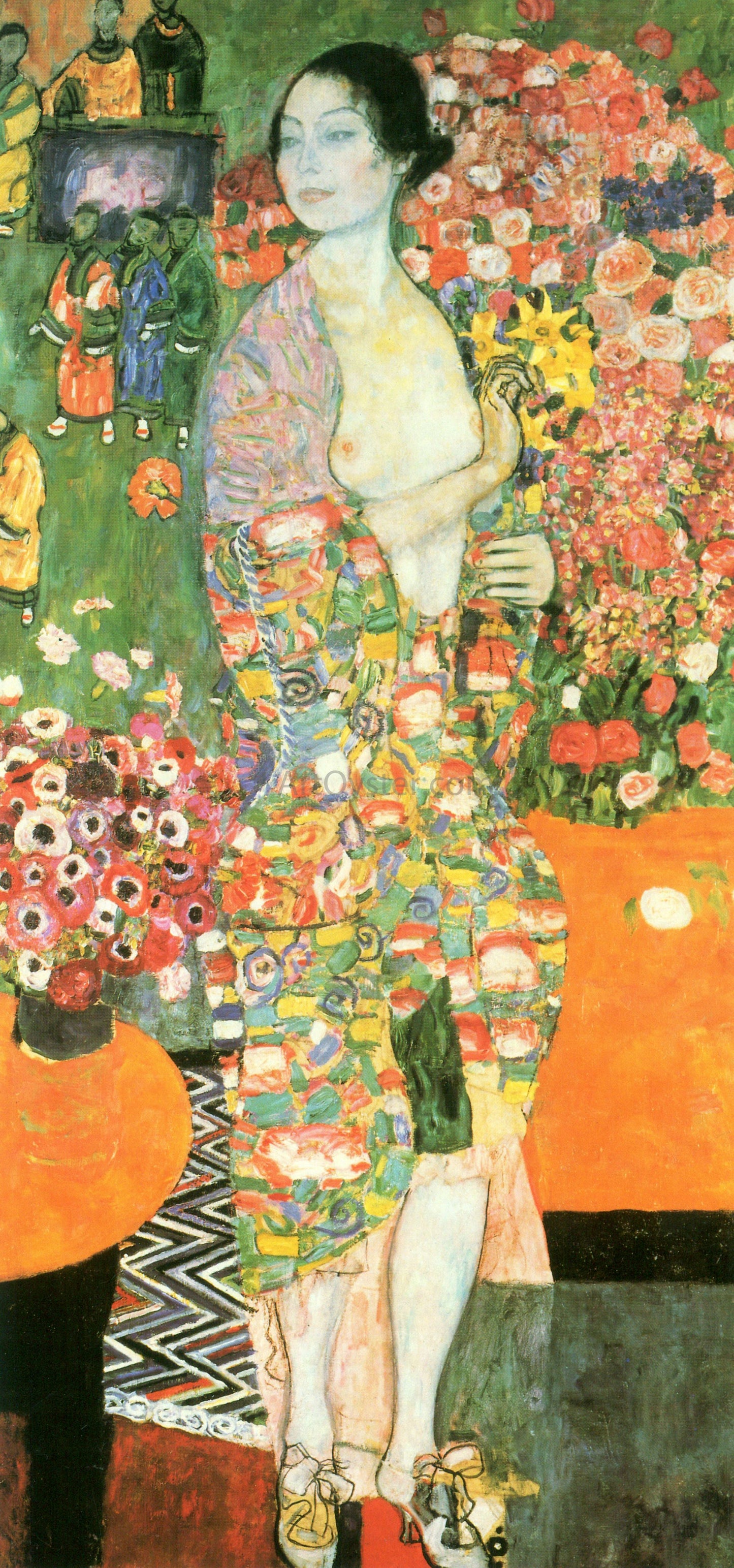 Gustav Klimt A Dancer - Canvas Print