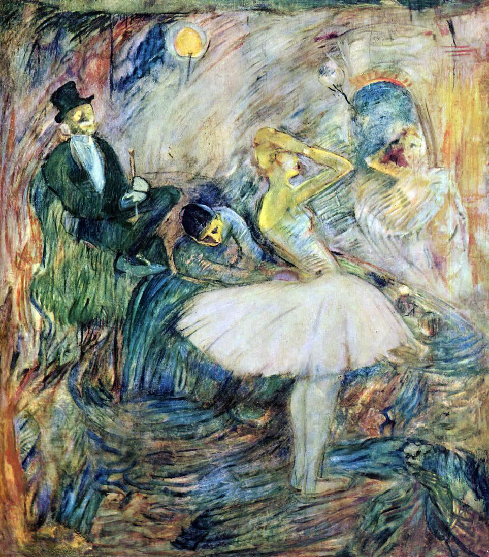 Henri De Toulouse-Lautrec The Dancer in Her Dressing Room - Canvas Print