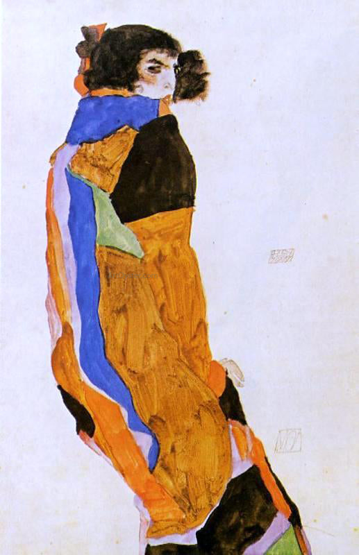 Egon Schiele The Dancer Moa - Canvas Print