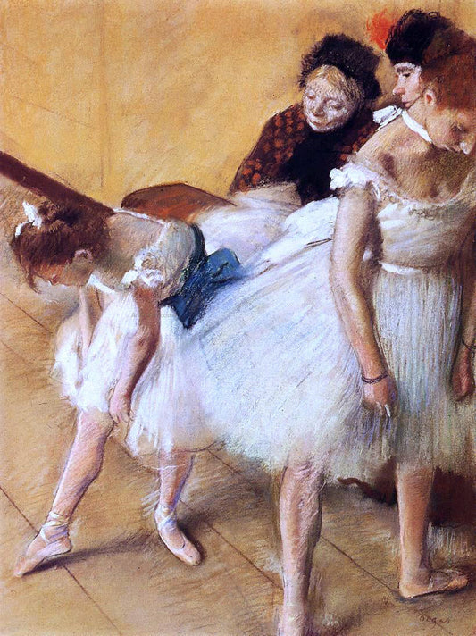 Edgar Degas The Dancing Examination - Canvas Print