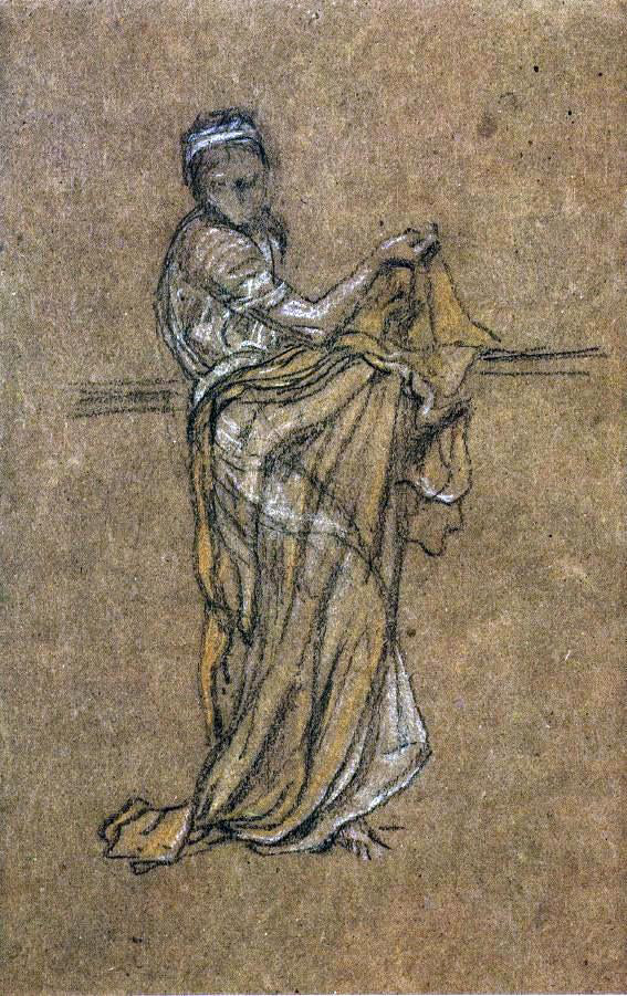 James McNeill Whistler The Dancing Girl - Canvas Print