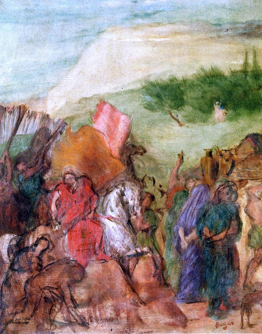 Edgar Degas The Daughter of Jephta (study) - Canvas Print