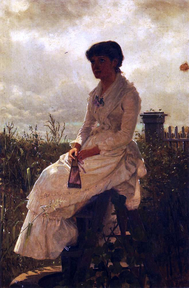 John George Brown The Daydream - Canvas Print