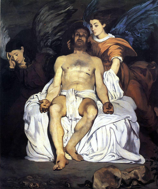 Edouard Manet The Dead Christ and the Angels - Canvas Print