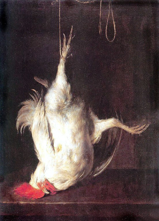 Gabriel Metsu The Dead Cockerel - Canvas Print