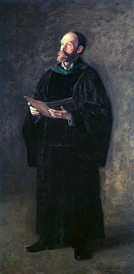 Thomas Eakins The Dean's Roll Call - Canvas Print