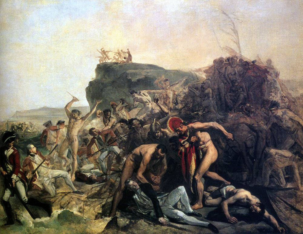 Johann Zoffany The Death Of Cook - Canvas Print
