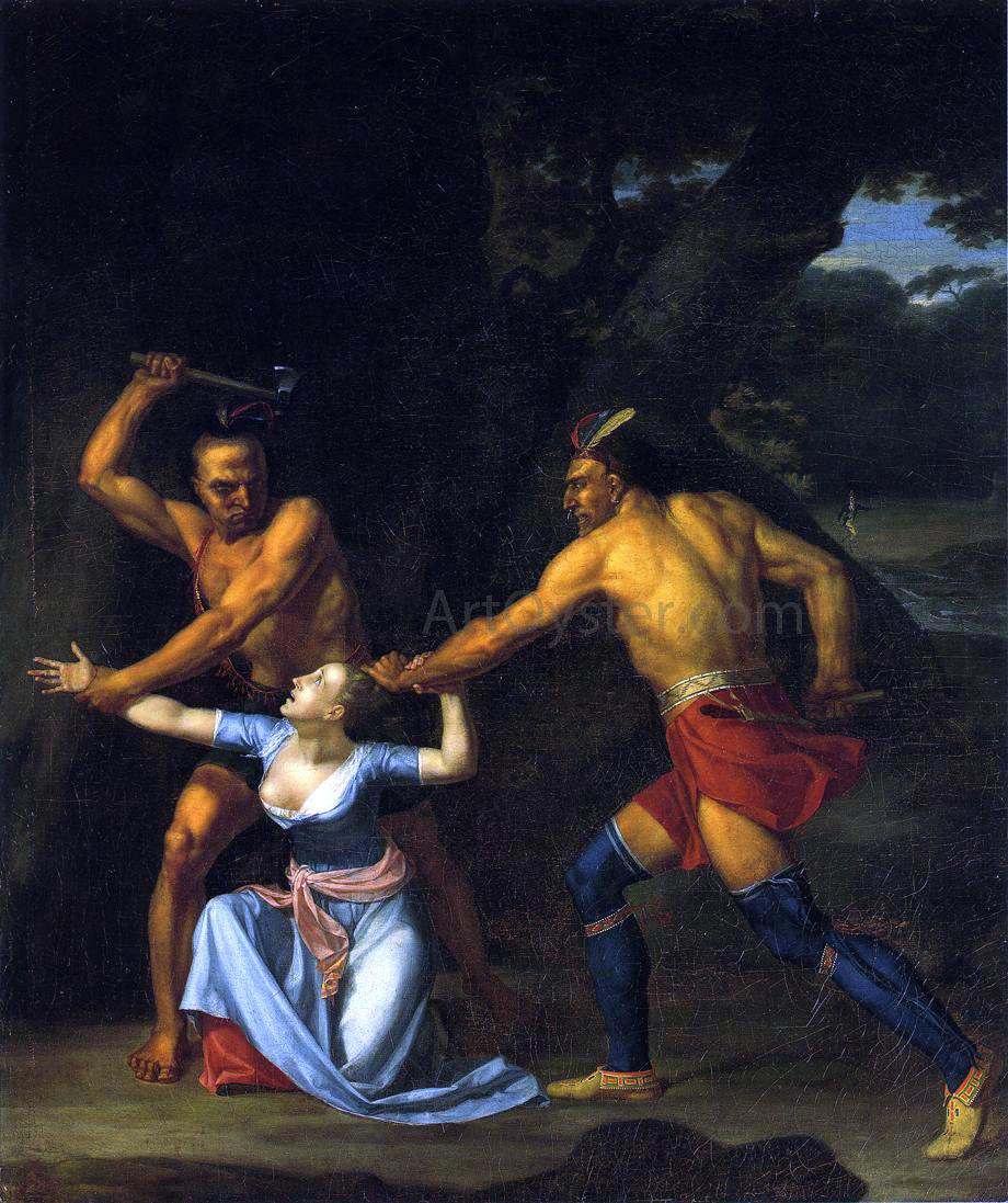 John Vanderlyn The Death of Jane McCrea - Canvas Print