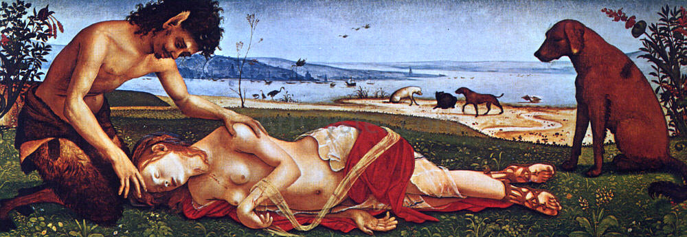 Piero Di Cosimo The Death of Procris - Canvas Print