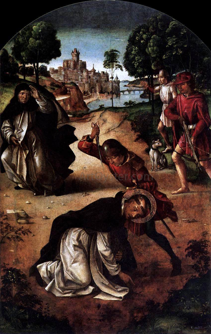 Pedro Berruguete The Death of Saint Peter Martyr - Canvas Print